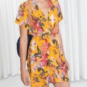 & Other Stories Tropical Dress Size 10